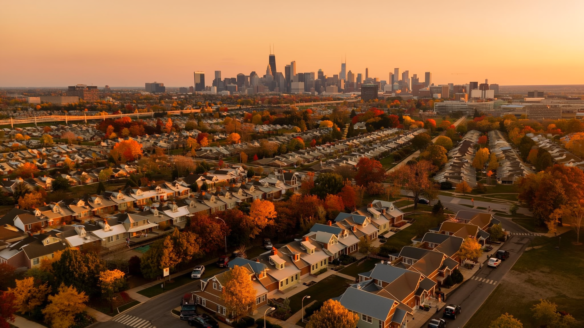 Oak Park, IL — aerial view