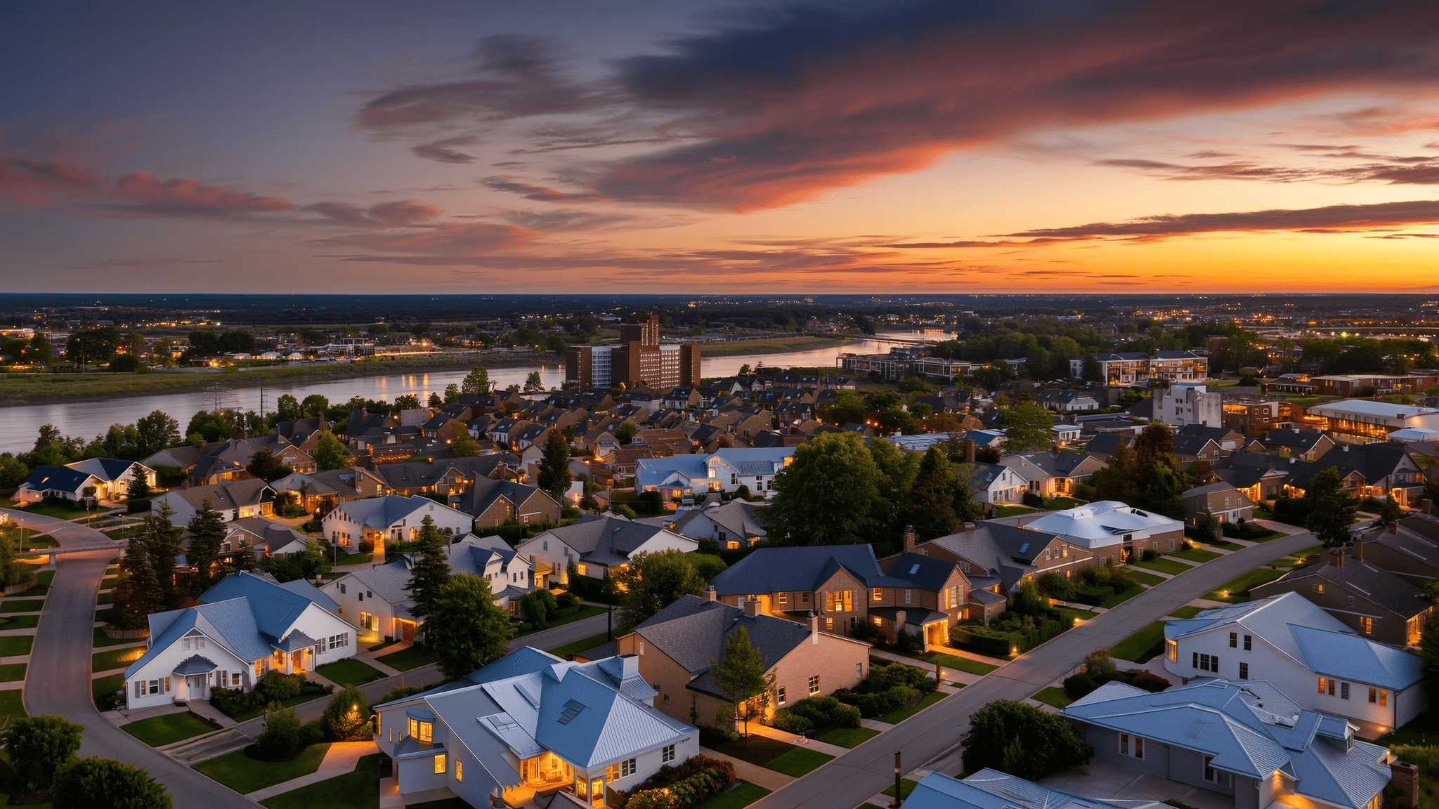Naperville, IL — aerial view