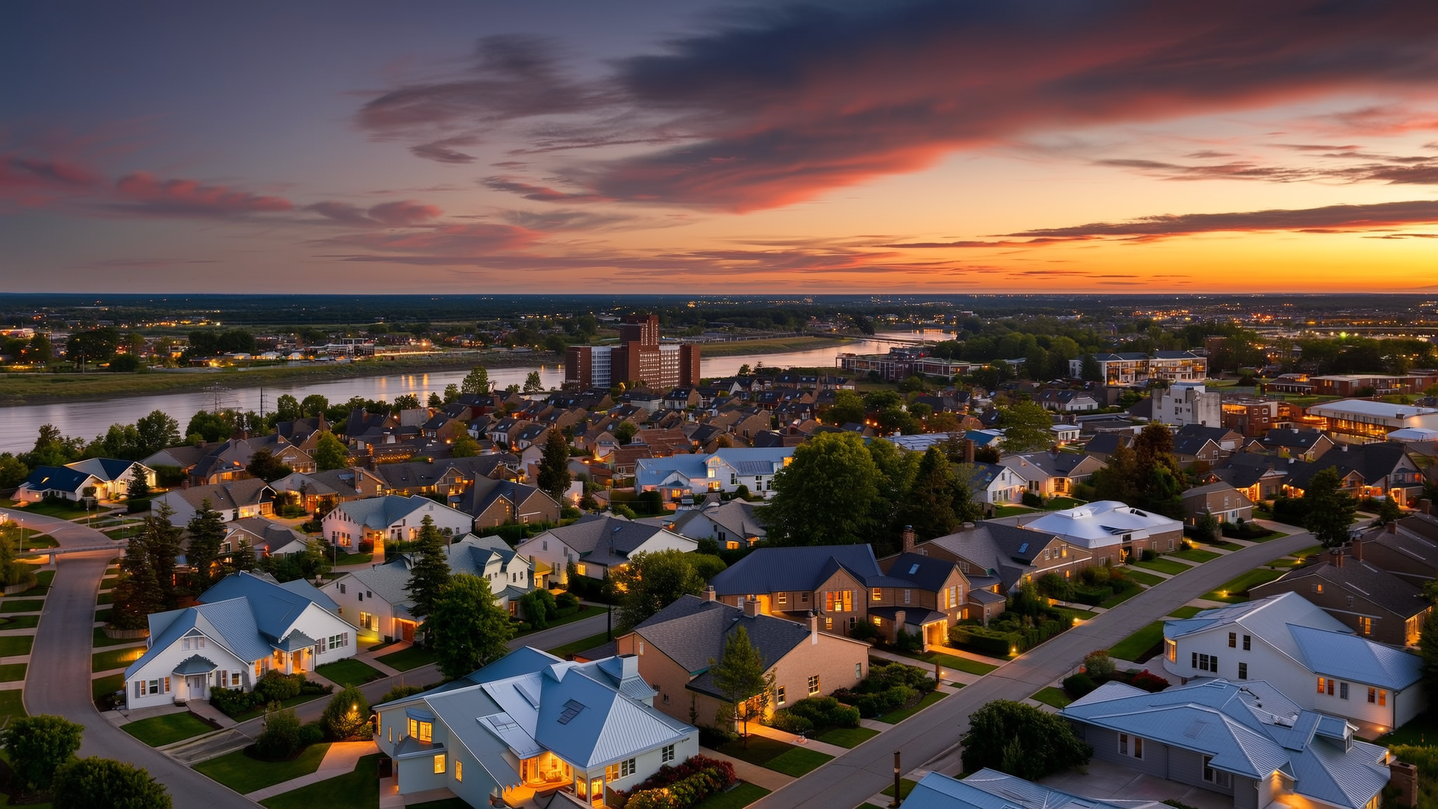 Naperville, IL — aerial view