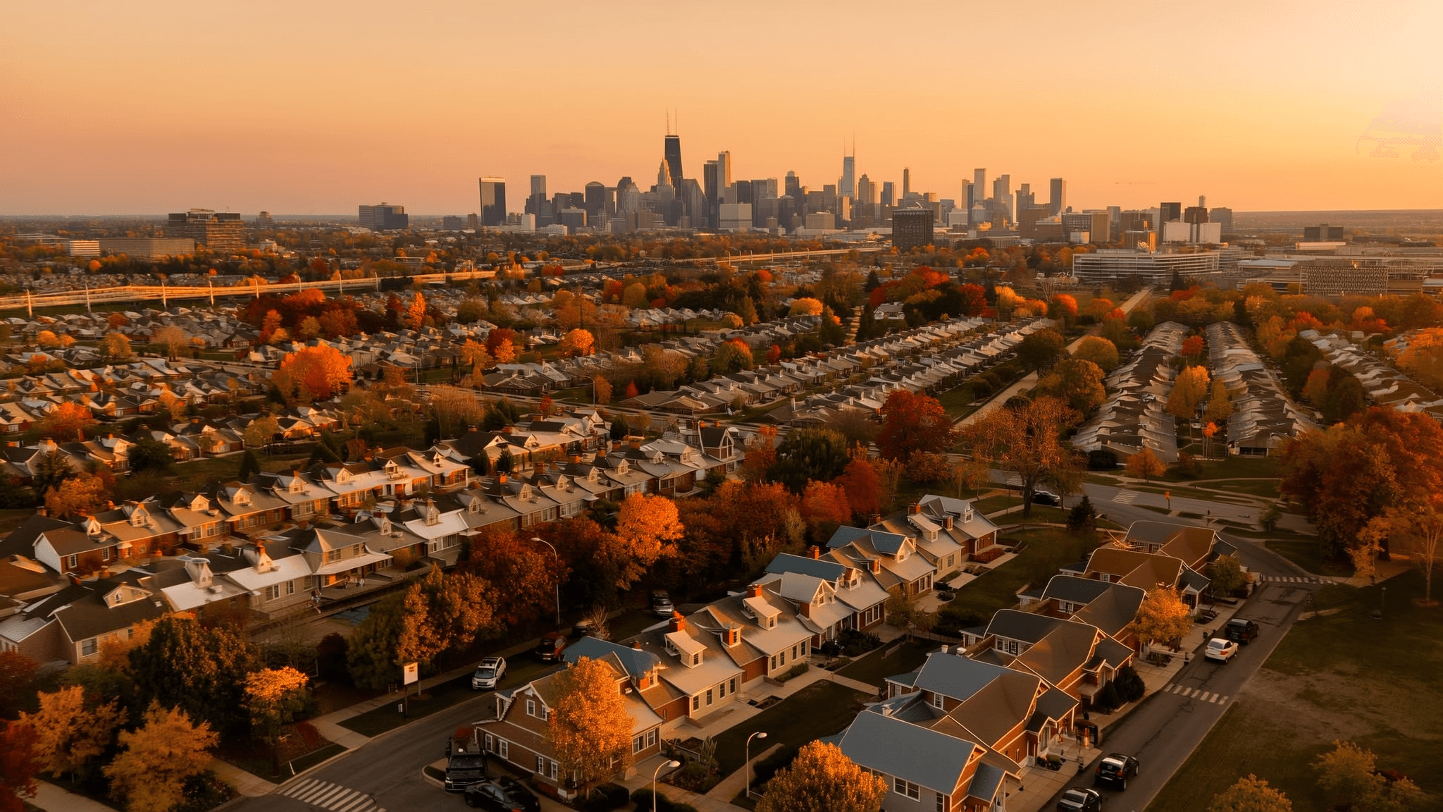 Oak Park, IL — aerial view