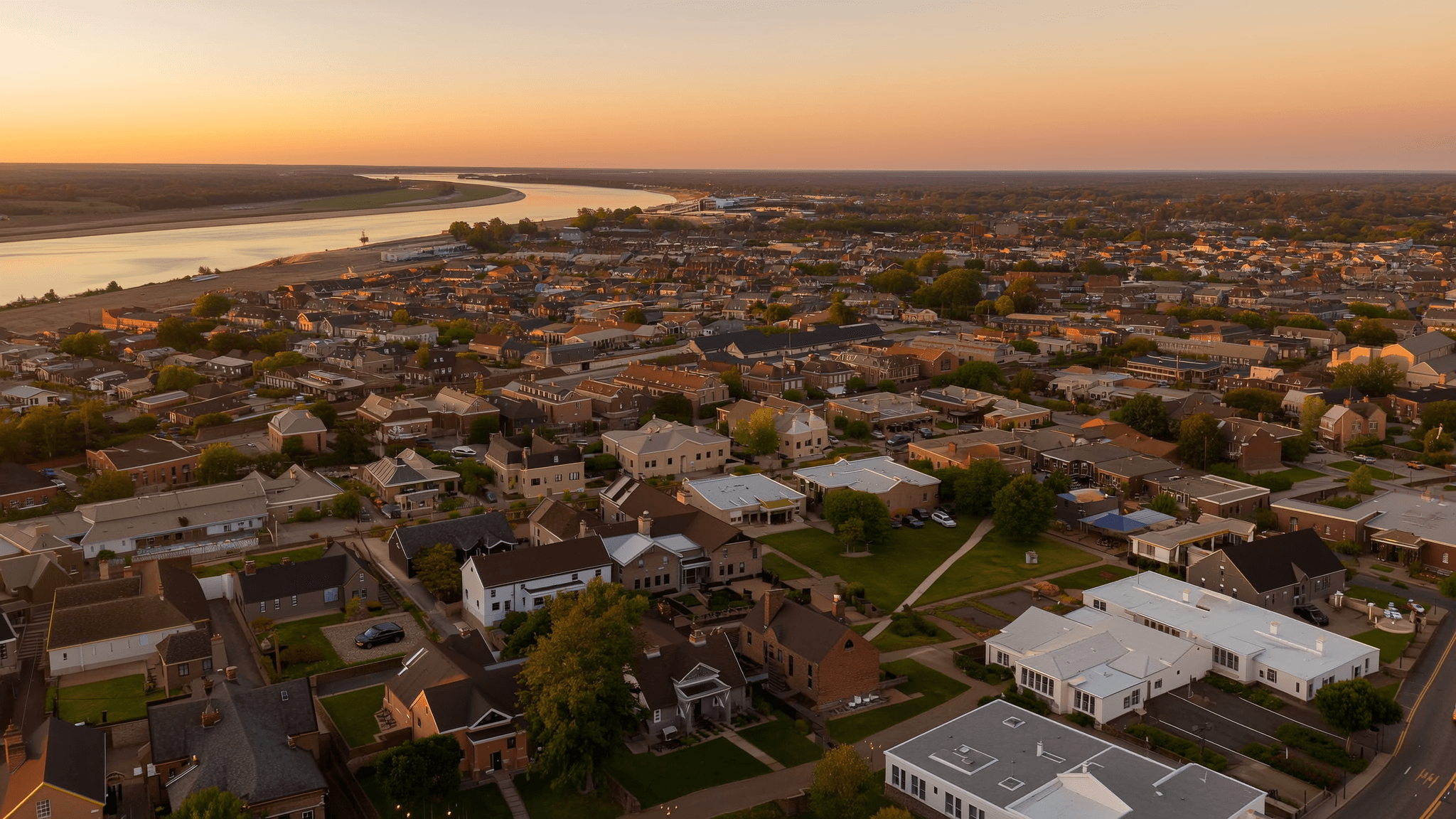 Saint Charles, MO — aerial view