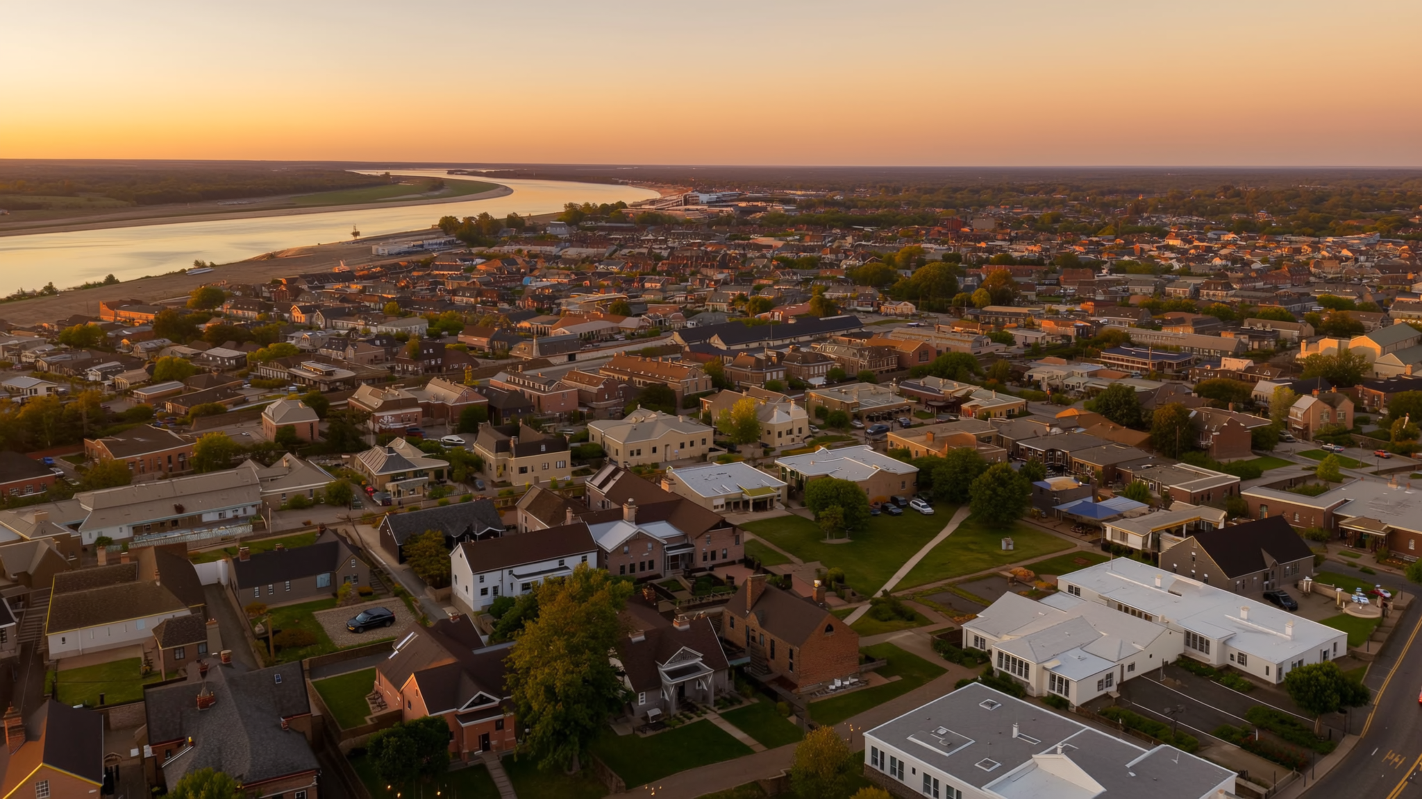 Saint Charles, MO — aerial view